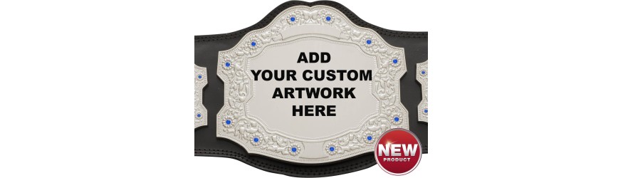 XXL SILVER CHAMPIONSHIP BELT - ***BEST SELLER***